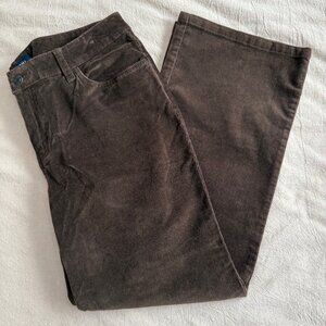 Sonoma Life‎ + Style Chocolate Brown Corduroy Pants Size 12P Short